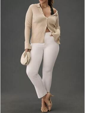 Good American, NWT, Good Straight Jeans, White, Size US 14/UK 18